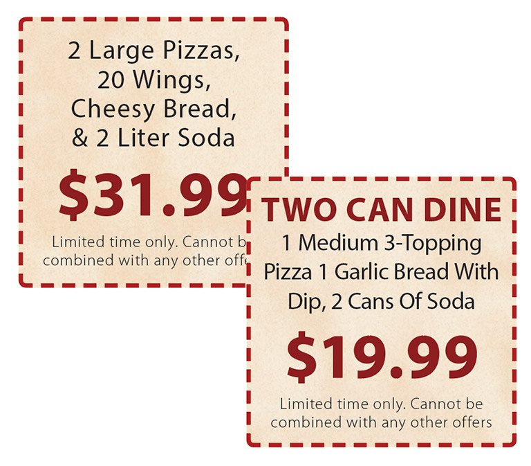 Discounted dining coupons