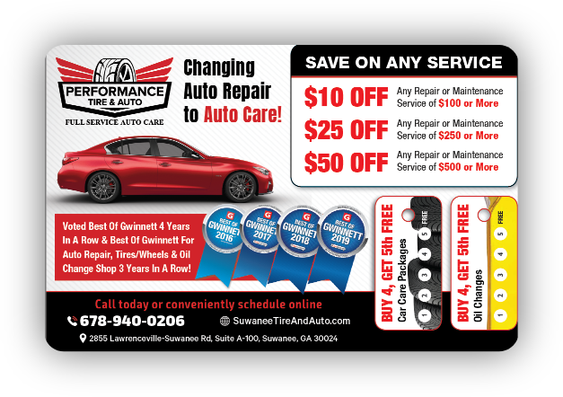 General Automotive Repair Industry - Direct Mail Products