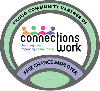 Connections Work: Fair Chance Employer Badge