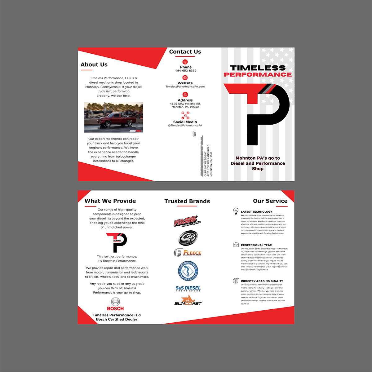 Brochure for Specialty Automotive Shops