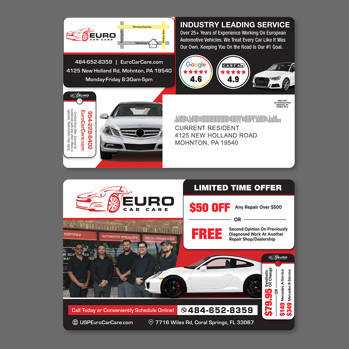 Medium Plastic Postcard - Specialty Automotive